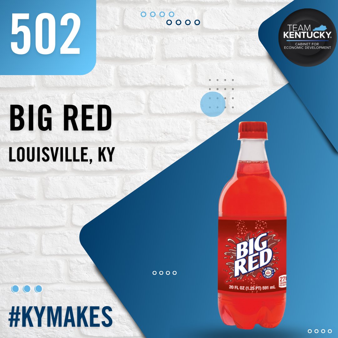 CEDkygov's tweet photo. Bubbling with excitement over this next Kentucky-made product!🥤 @drinkbigred is manufactured here in Louisville, a fizzy favorite drink in the bluegrass. Stay tuned for more product highlights around the commonwealth.

#ManufacturingMonth #KYmade #Jobs #EconomicDevelopment https://t.co/4Oxd79bmP5