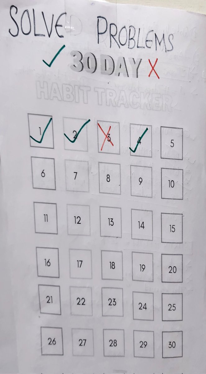 Sahilsher2710's tweet image. Day 64 -65 of #75dayscodechallenge
OK guys be honest
Today, I studied DSA for an hour
> Watching Lecture (function)
>Solve 1 problem
#100DaysOfCode #DSA #java
#dsawithkunal #buildinpublic
#CodeNewbie #Weekend