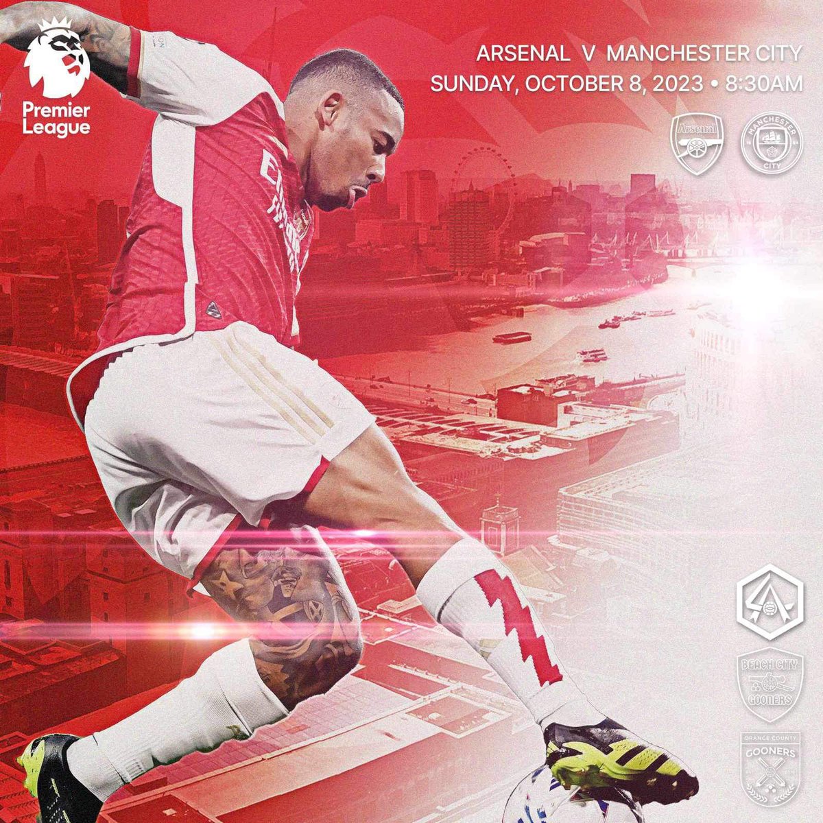 See you at Joxer Daly’s Sunday for Arsenal v Man Citeh