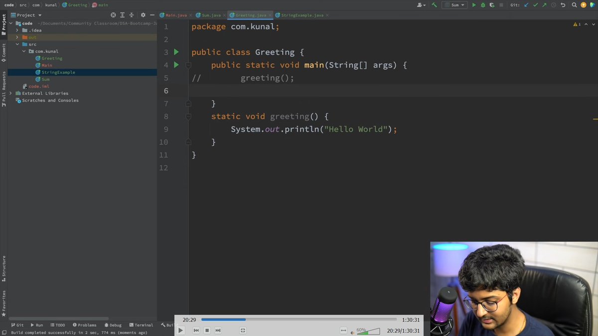 Sahilsher2710's tweet image. Day 64 -65 of #75dayscodechallenge
OK guys be honest
Today, I studied DSA for an hour
> Watching Lecture (function)
>Solve 1 problem
#100DaysOfCode #DSA #java
#dsawithkunal #buildinpublic
#CodeNewbie #Weekend