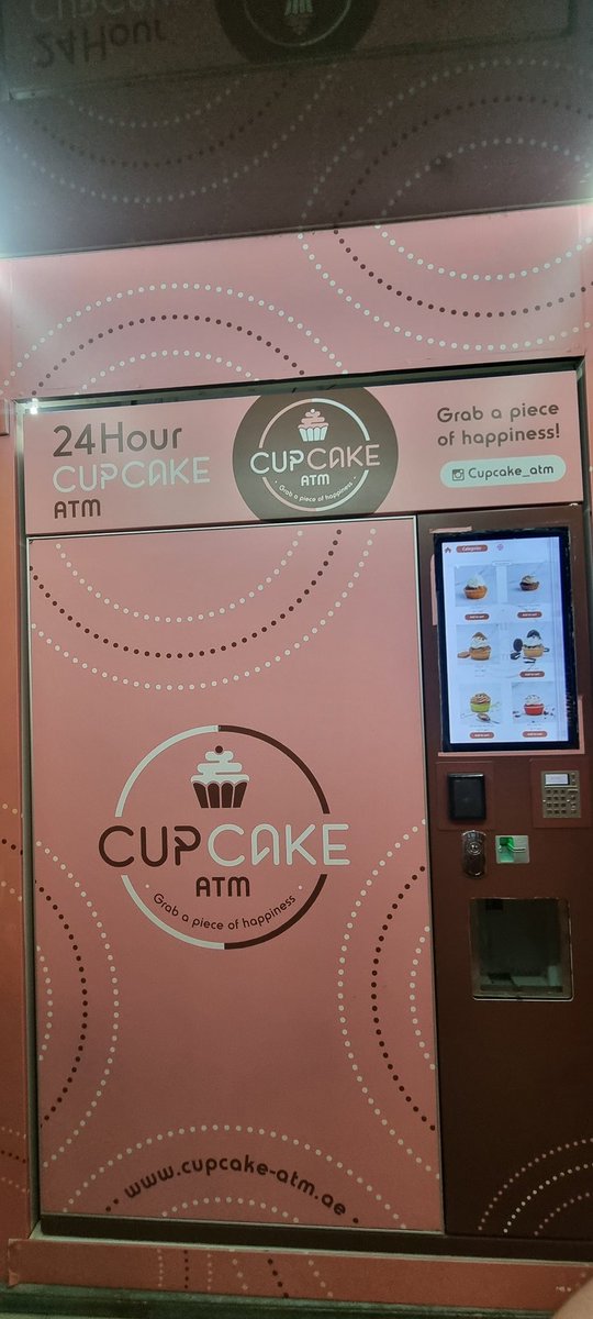 OnAirRem's tweet photo. Cup Cake ATM in Abu Dhabi!

Does anyone want?

#AbuDhabi #Hudayriyat https://t.co/TrDgsdusr3