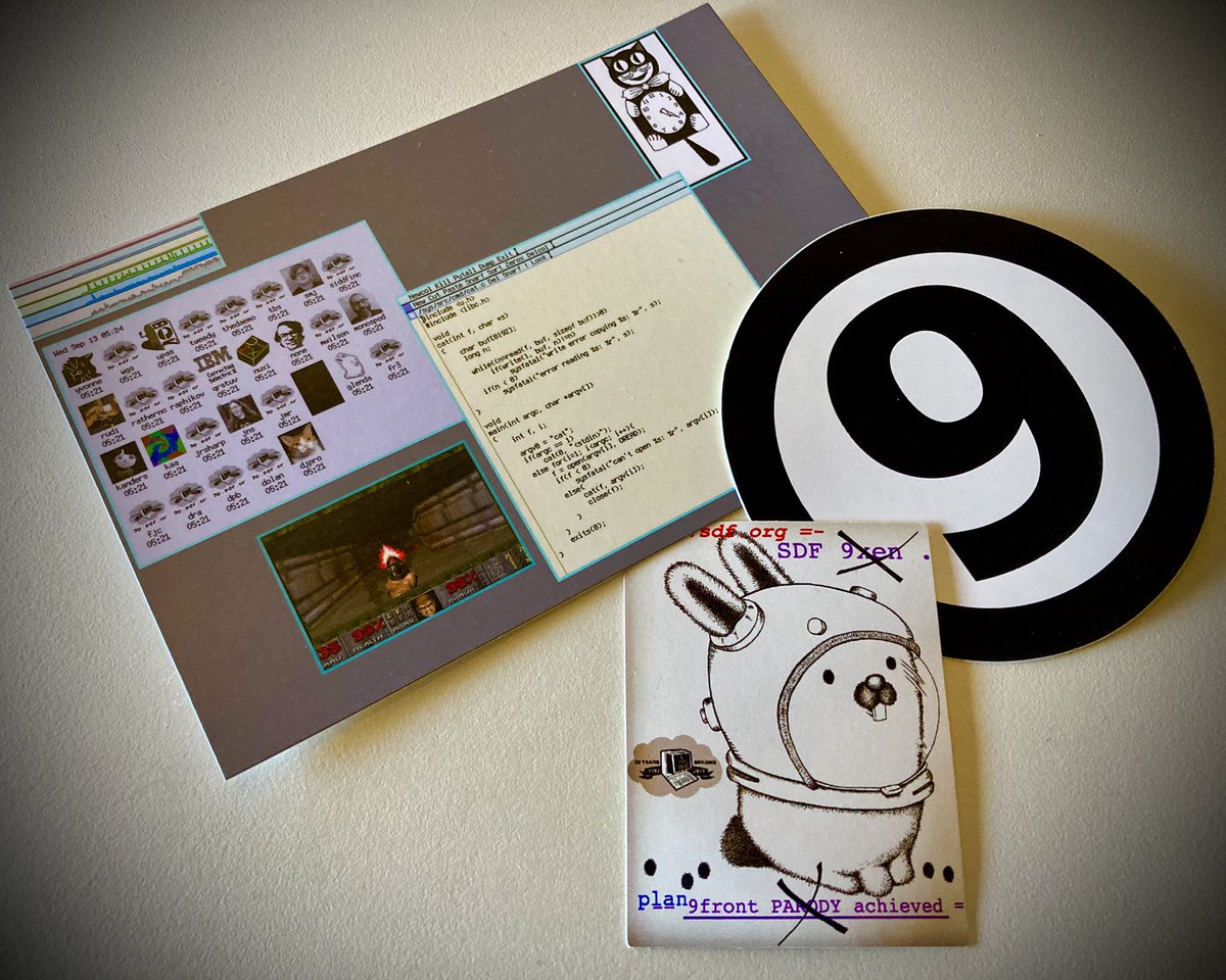 sdf_pubnix's tweet image. Thank you to our Nein Plan supporters! We're up to 65 completed challenges by Plan 9 Boot Campers with Tea Note ][ Sunday October 8th at 11:30am Pacific.

sdf.org/plan9

#plan9 #9front #livestream #hacking #learning #study #class