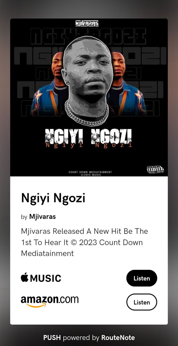 CavaDesignsSA's tweet photo. My Boy Just Shared The Pre-Save Link let's Support Him @ImLSEMjivaras  - #NgiyiNgozi 
https://t.co/XsJaaXYSVA https://t.co/83nsAAurQ5