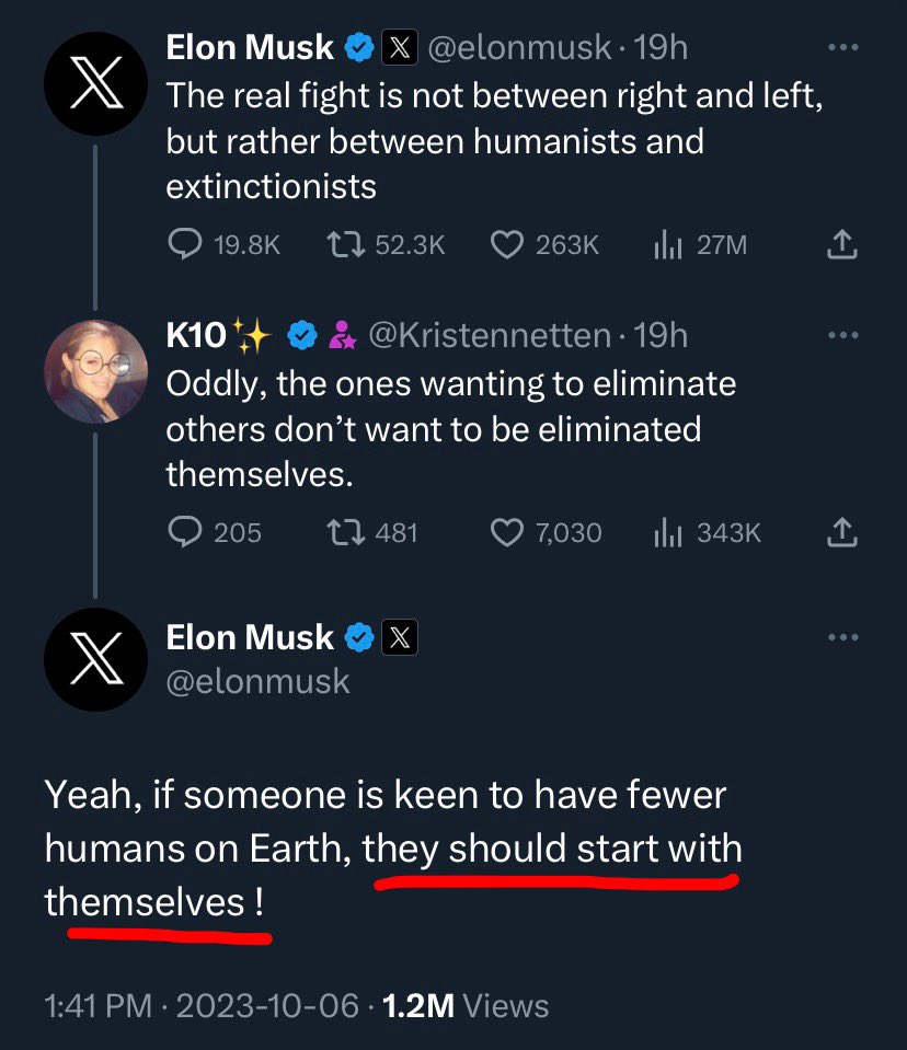 I can’t even begin to fathom just how irresponsible it is for the owner of this very platform to be openly encouraging suicide.

Please mass-report him.🏴‍☠️🏴‍☠️🏴‍☠️

Considering circulating widely.

Thank You ❤️