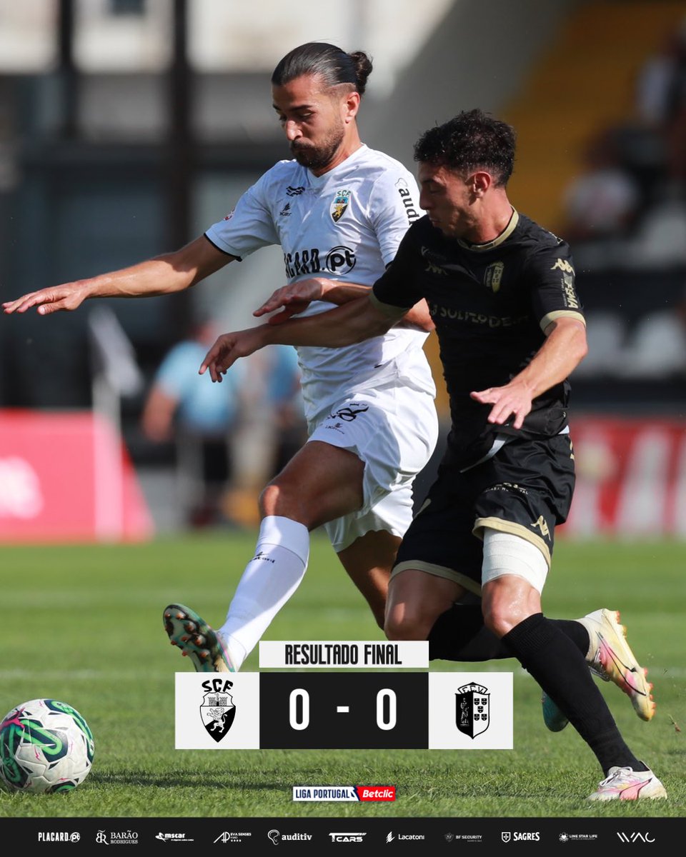 SCFarense_'s tweet photo. 𝙍𝙚𝙨𝙪𝙡𝙩𝙖𝙙𝙤 𝙁𝙞𝙣𝙖𝙡 🦁

⚫⚪ SC Farense 0️⃣x0️⃣ FC Vizela 🔵⚪

#SCFFCV #LigaPortugalBetclic #SóOsDurosVencem https://t.co/3YvgWOk0hS