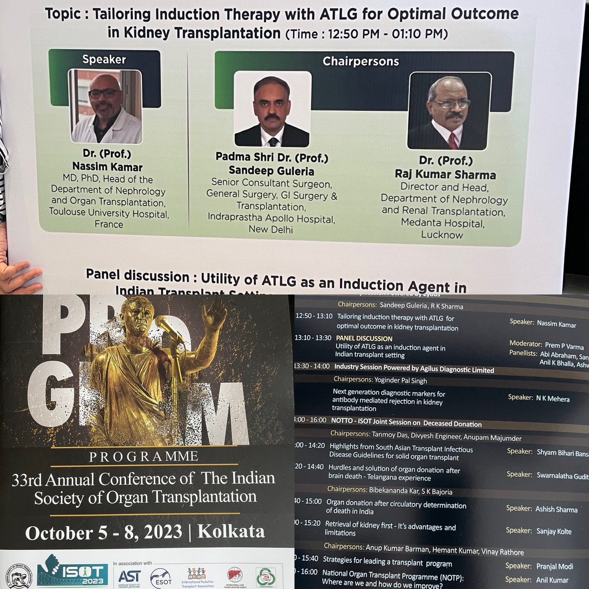 KamarNassim's tweet photo. Thanks for the organizers of the ISOT congress for their king invitation. I was delighted to participate to this meeting and to meet again my Indians colleagues and those who came from different parts of the world 🌎. 🙏🙏⁦@CHUdeToulouse⁩ #AxeTime https://t.co/p6bgxZAbue