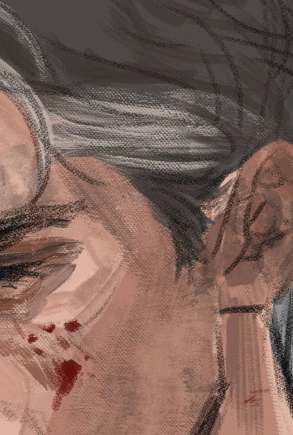 「사람  그릴 때 이부분 그리는 거 좋아함…얼굴은 그리기 싫은데 이 머리카」|국방여식결연해양자매 대장 박헥사のイラスト
