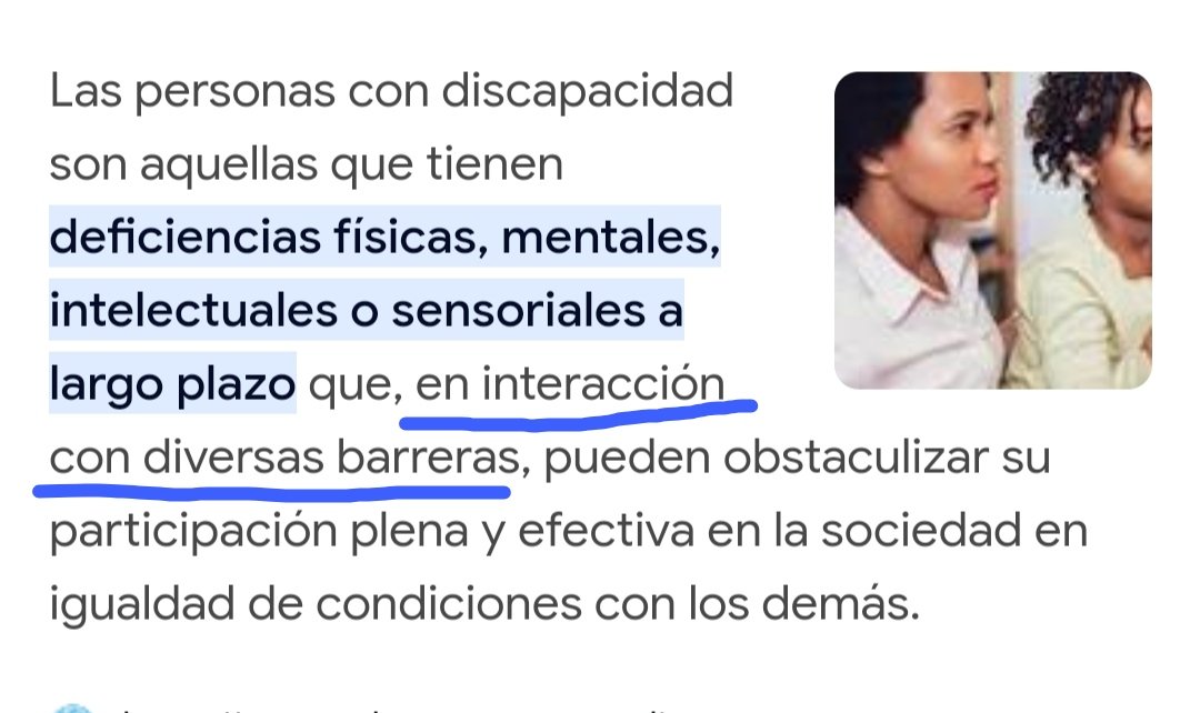 Berta González destaca en la definición de discapacidad que depende de la interacción con barreras. Por tanto, trabajemos por eliminarlas
 #psicologiadeemergencias