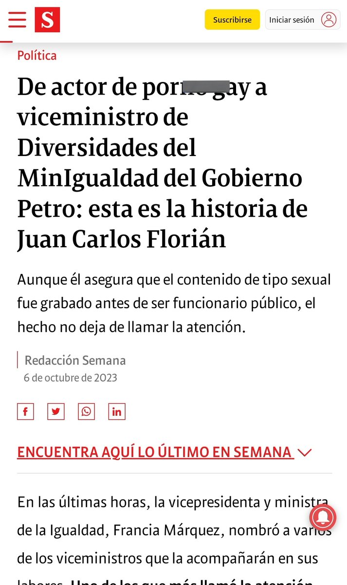 LuismLopezA's tweet photo. Me parece grave y escandaloso que el Gobierno Nacional presente como Viceministro a un productor de contenido pornográfico.

En Colombia hay muchos ciudadanos honrados y ejemplares. ¿Qué mérito tiene este señor para el cargo? ¿Qué mensaje pretenden dar con eso? https://t.co/gvrF8H7kZY