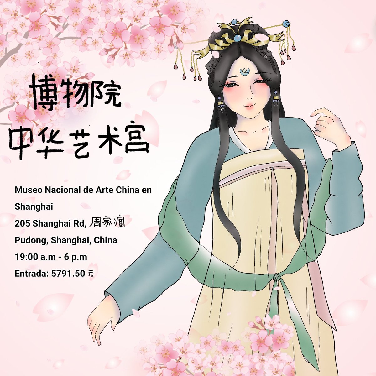 NButf's tweet photo. Un pequeño proyecto de una publicidad para una exposición de arte antiguo chino. (Todo inventado, claramente jaja) 

#dibujodigital #Chinese #CHINESESTYLE #chinesecomics https://t.co/JfZLog7GL0