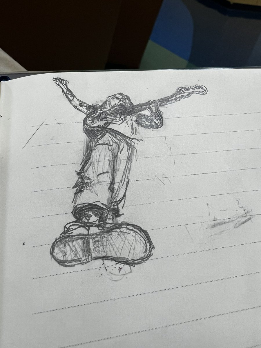 MushyMoss's tweet photo. I contribute this sketch of funny angle Ash I drew in school #cheerupmark https://t.co/I7k2AoAjKC