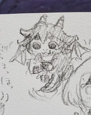 ドラゴン描いたことない 