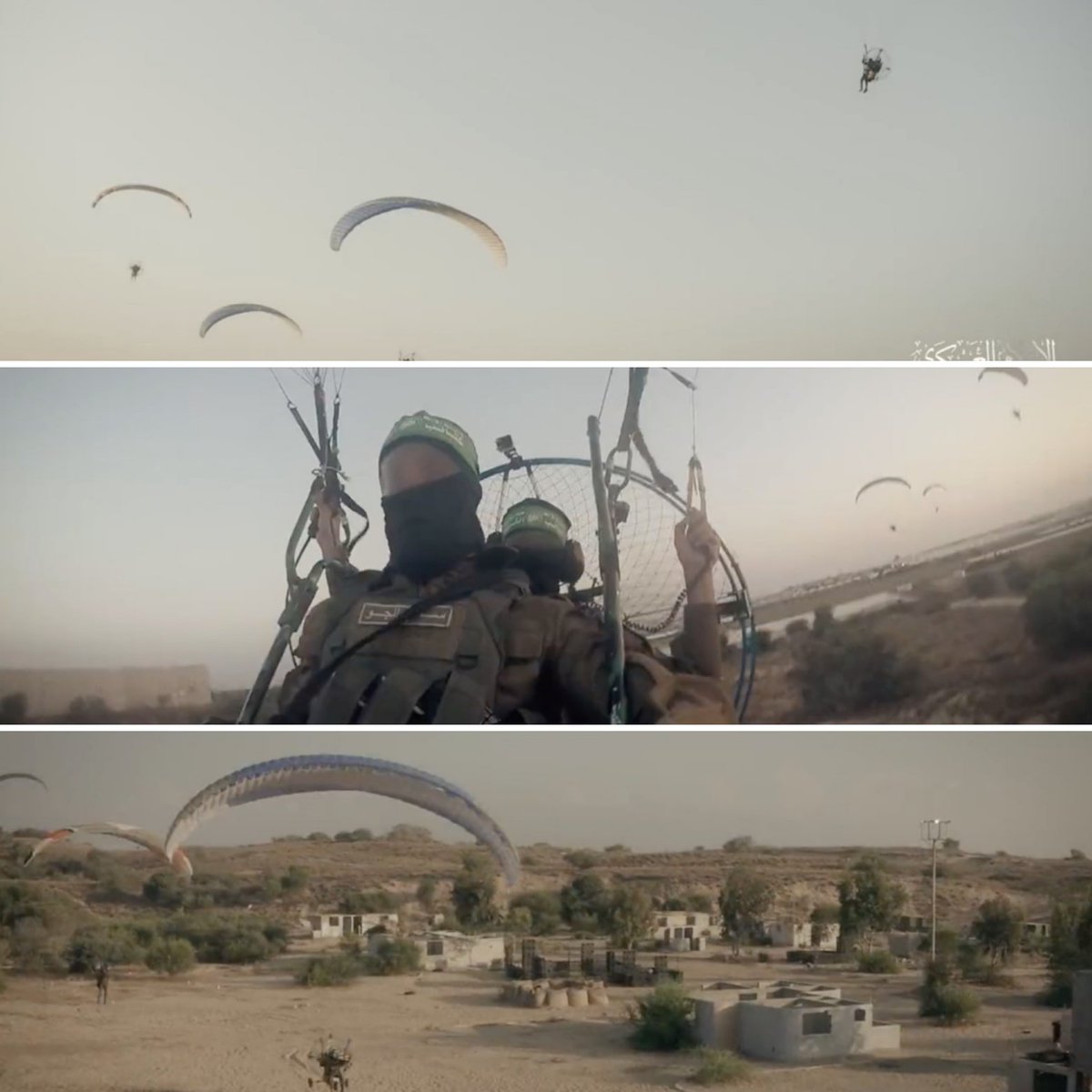 قبل أكثر من ٣٠ عاما رسم الشهيد ناجي العلي نبوءته..
"في جنوب فلسطين، وباسم الأقصى.. سيهبط الفدائيون من السماء"