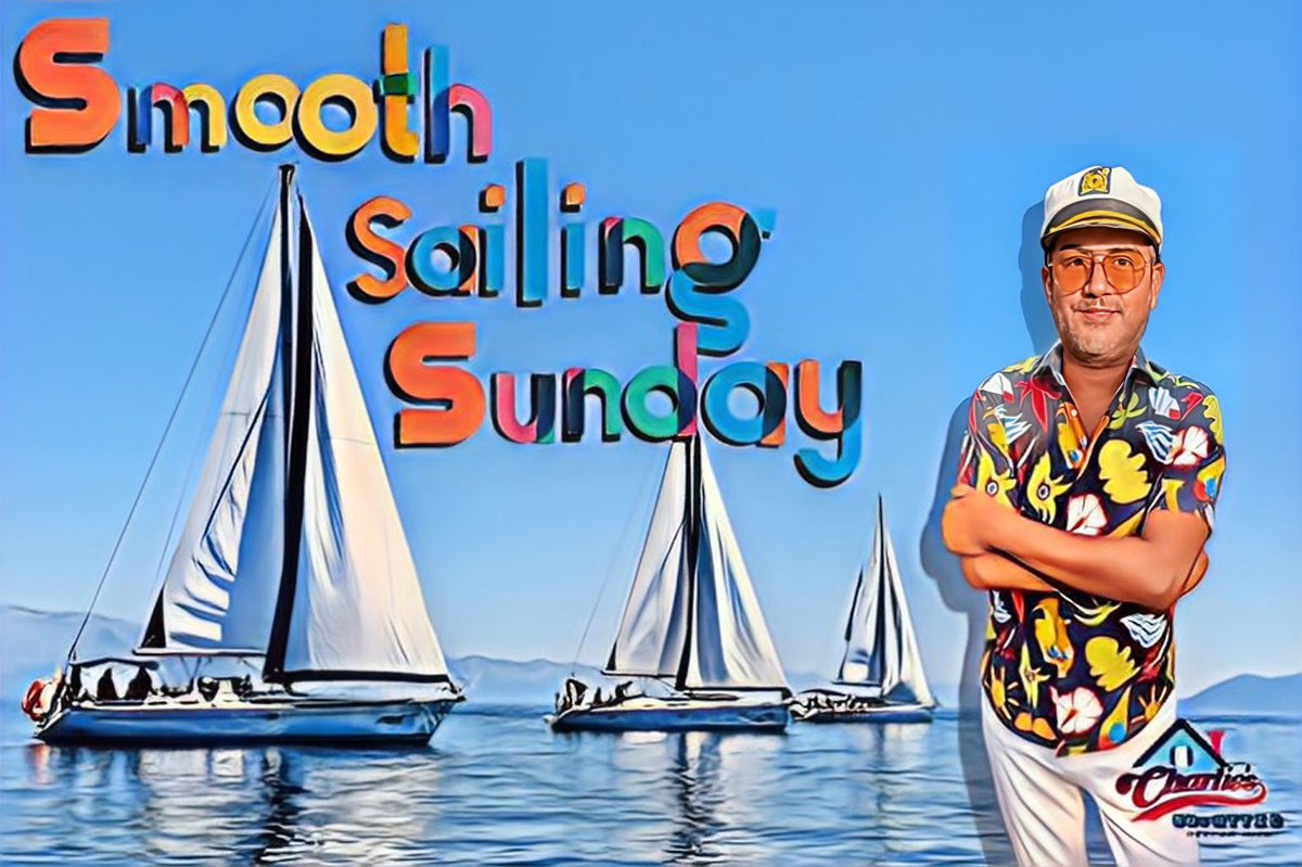 Tomorrow at noon eastern: Smooth Sailing Sunday, with a playlist inspired by <a href="/in_yacht/">Today in Yacht Rock</a> 

Listen at charlies80sattic.com or find us on streaming services!