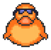 GoogleVRP's tweet photo. Meet Quackington! A duck with a thousand yard stare. You will never see them NOT wearing their sunglasses. #GoogleCTF https://t.co/UgzUBT8BnS
