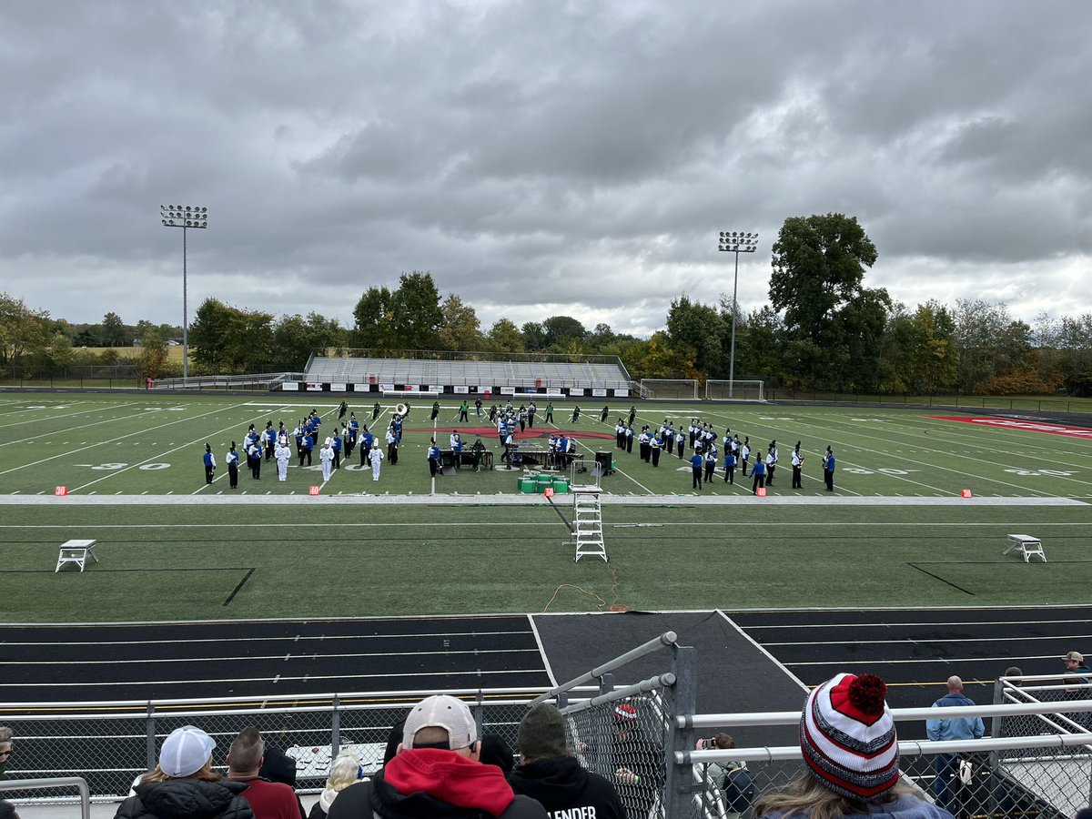 MTackmann's tweet photo. Got to watch so many of my students doing what they love. Go Marching Bulldogs. https://t.co/pTT1qaZDXQ