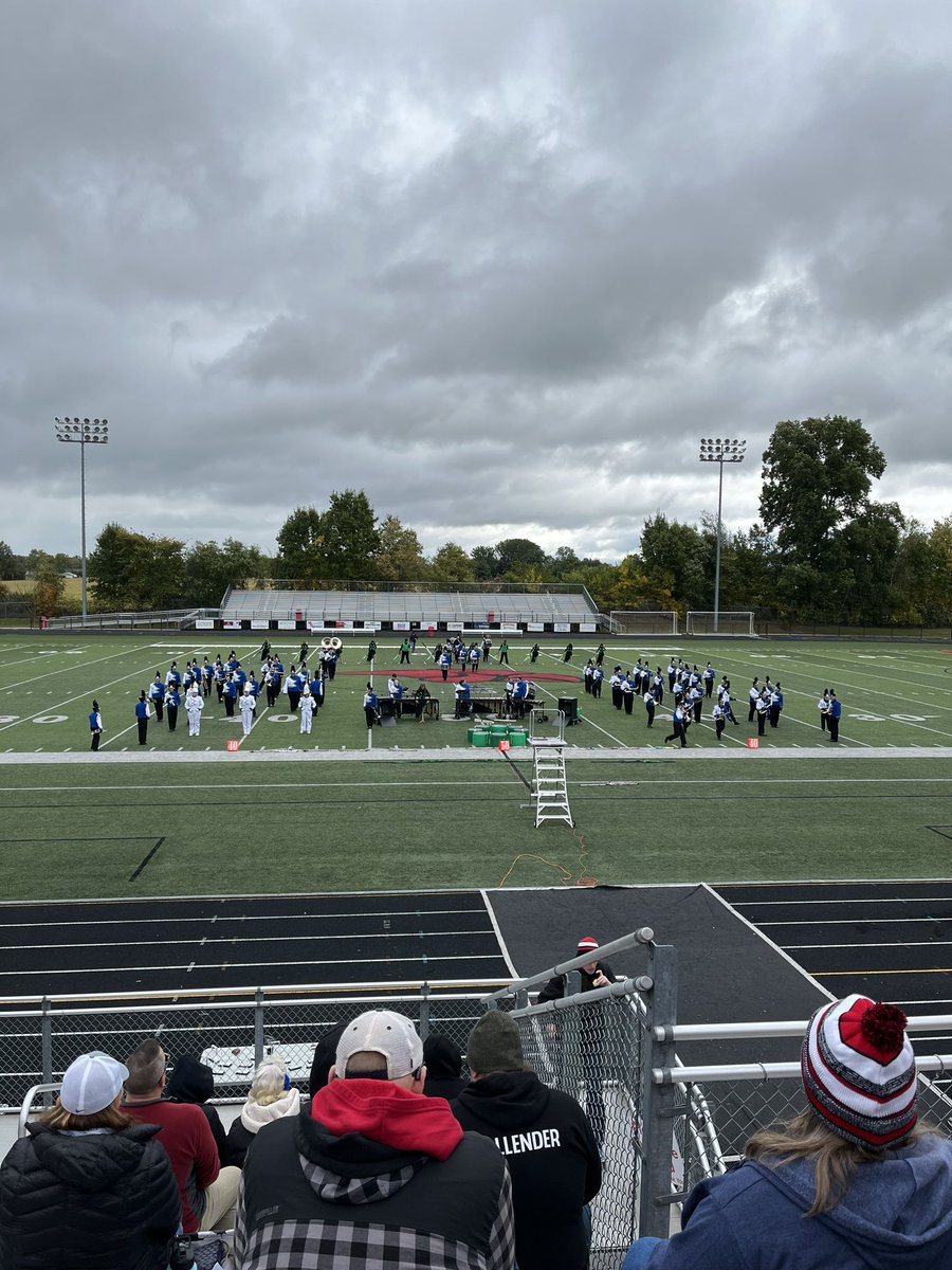 MTackmann's tweet photo. Got to watch so many of my students doing what they love. Go Marching Bulldogs. https://t.co/pTT1qaZDXQ