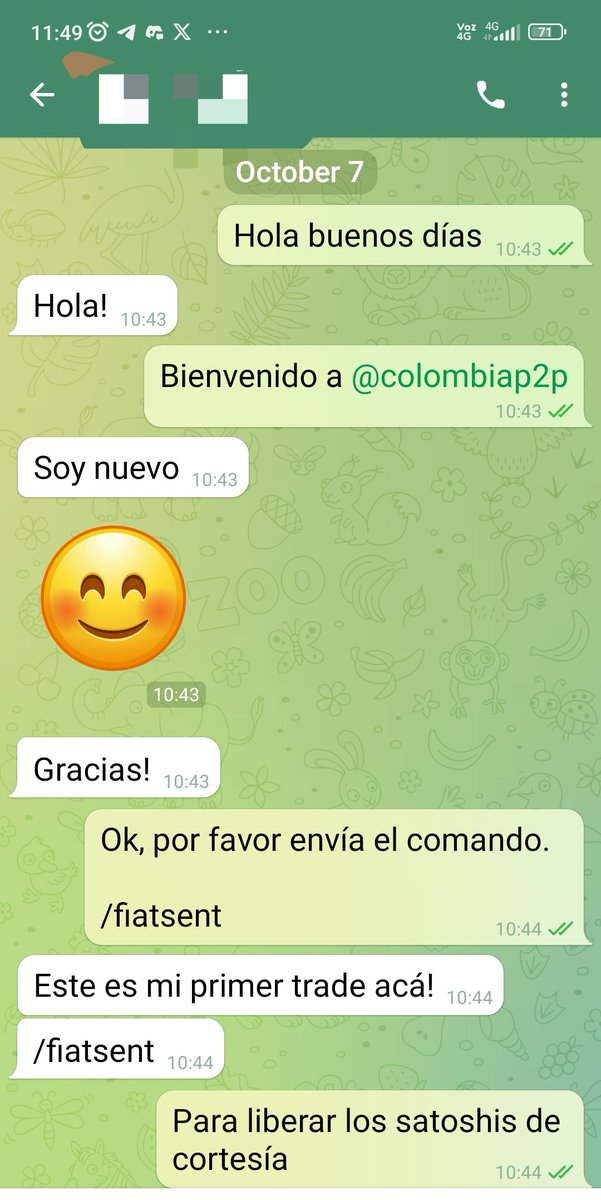 ColombiaP2P's tweet photo. 🎉🎊Un nuevo miembro que se suma a la comunidad @ColombiaP2P en telegram y se acaba de llevar 200 #satoshis de #BITCOIN gratis. https://t.co/fMt7KxmwiD