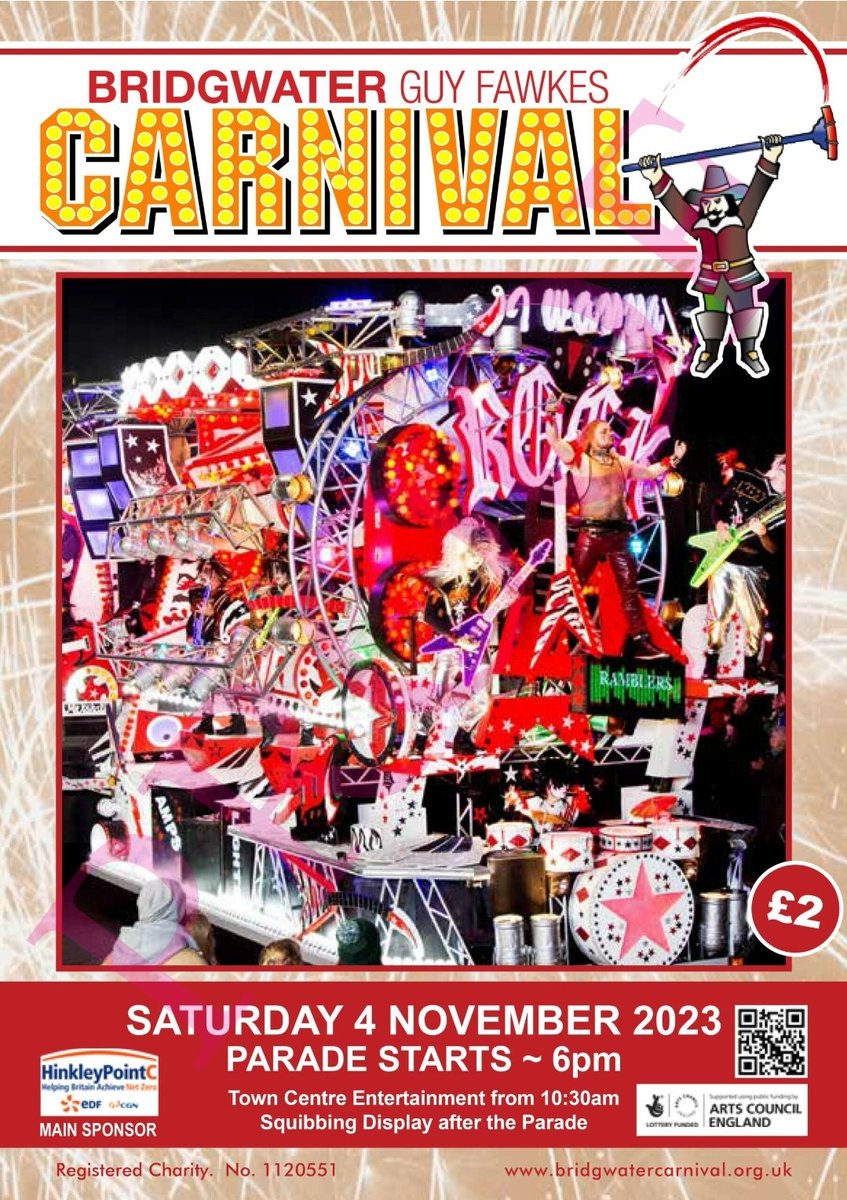 📌 CARNIVAL 2023📌

Our carnival is part of the <a href="/SCGFCA/">SCGFCA</a> circuit. 

7 carnivals in Nov plus an associate.

<a href="/BCarnival/">Bridgwater Carnival</a> - 4th
<a href="/HBOSCarnival/">H & BOS Carnival Ltd</a> - 6th
<a href="/WestonCarnival/">Weston Carnival</a> - 10th
<a href="/NPethertonCarn/">N Petherton Carnival</a>- 11th
<a href="/smcarnival/">Shepton Mallet Carnival</a> - 15th
<a href="/CarnivalWells/">Wells Carnival</a> - 17th
<a href="/GlastoCarnival/">Glastonbury Chilkwell Carnival</a> - 18th

<a href="/MSNCarnival/">Midsomer Norton Illuminated Carnival</a> - 13th (assoc)