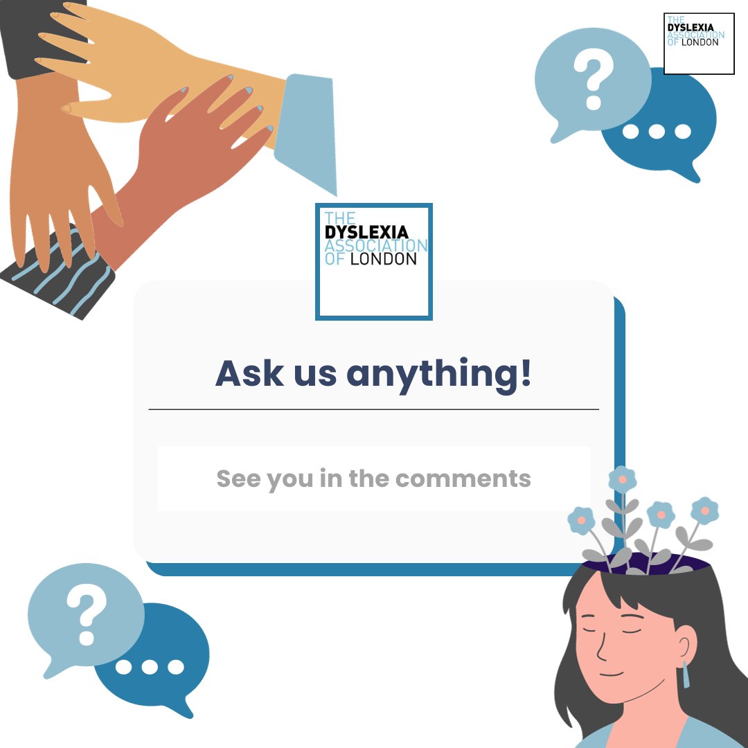 Today we will be doing a live helpline on our Instagram story📱
Please submit your questions revolving around dyslexia and we will answer 
No question is too small and there are no silly questions
Our aim is to raise awareness, debunk myths and spread positivity around dyslexia!