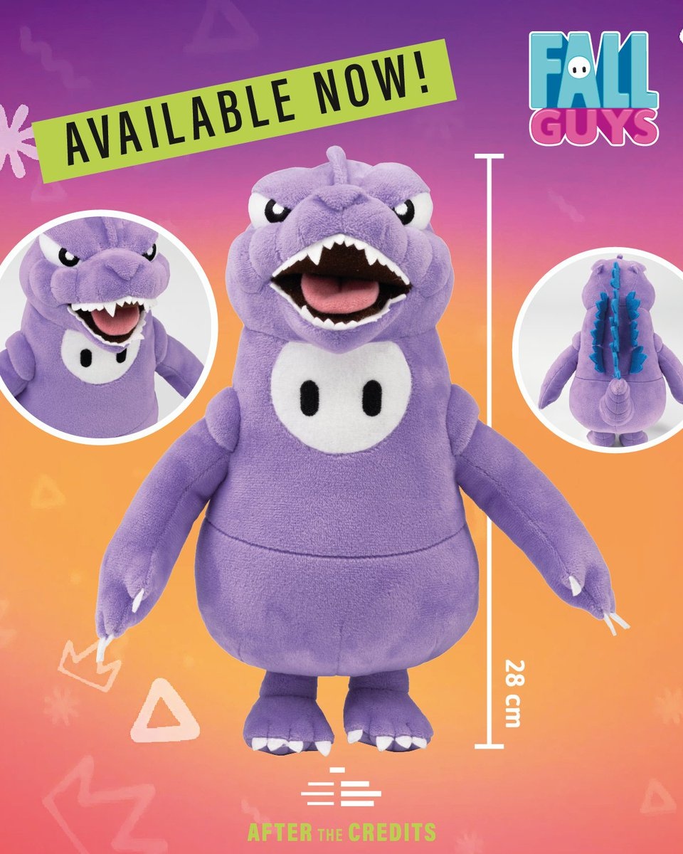 The new #FallGuys X #Godzilla  plush is too cute to resist! Get yours today! Now shipping!

#FallGuysgame #Godzilla_Toho #videogames #steam #gamer #ConcursoDisfracesEnEscuadrón? #RUOKDay #FallGuysSquadContest  
Original: atc_experience