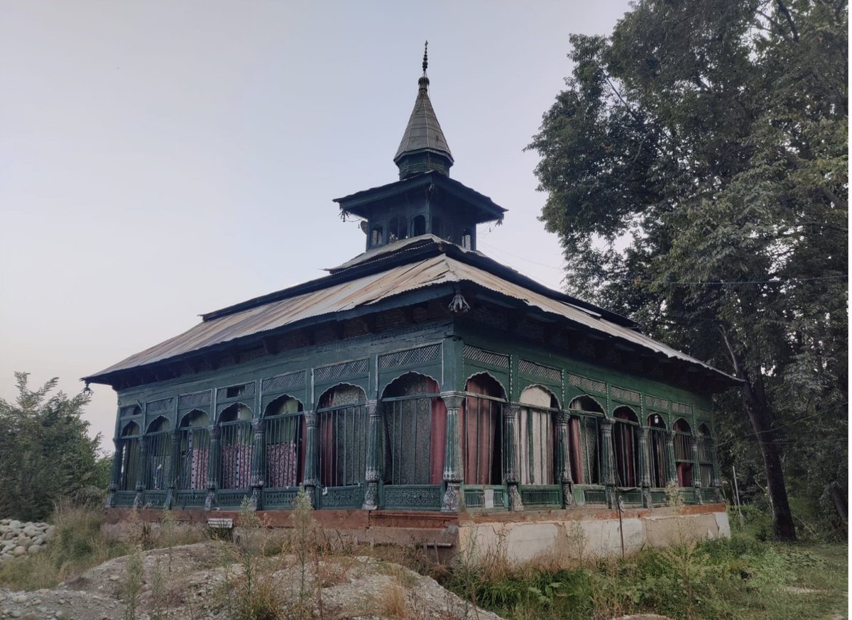 A friend told me that this beautiful wooden shrine of Baba Latif-ud Din at Poshkar is being demolished to construct a new building. If, only someone could intervene- we have already lost significant part of our Built Heritage.