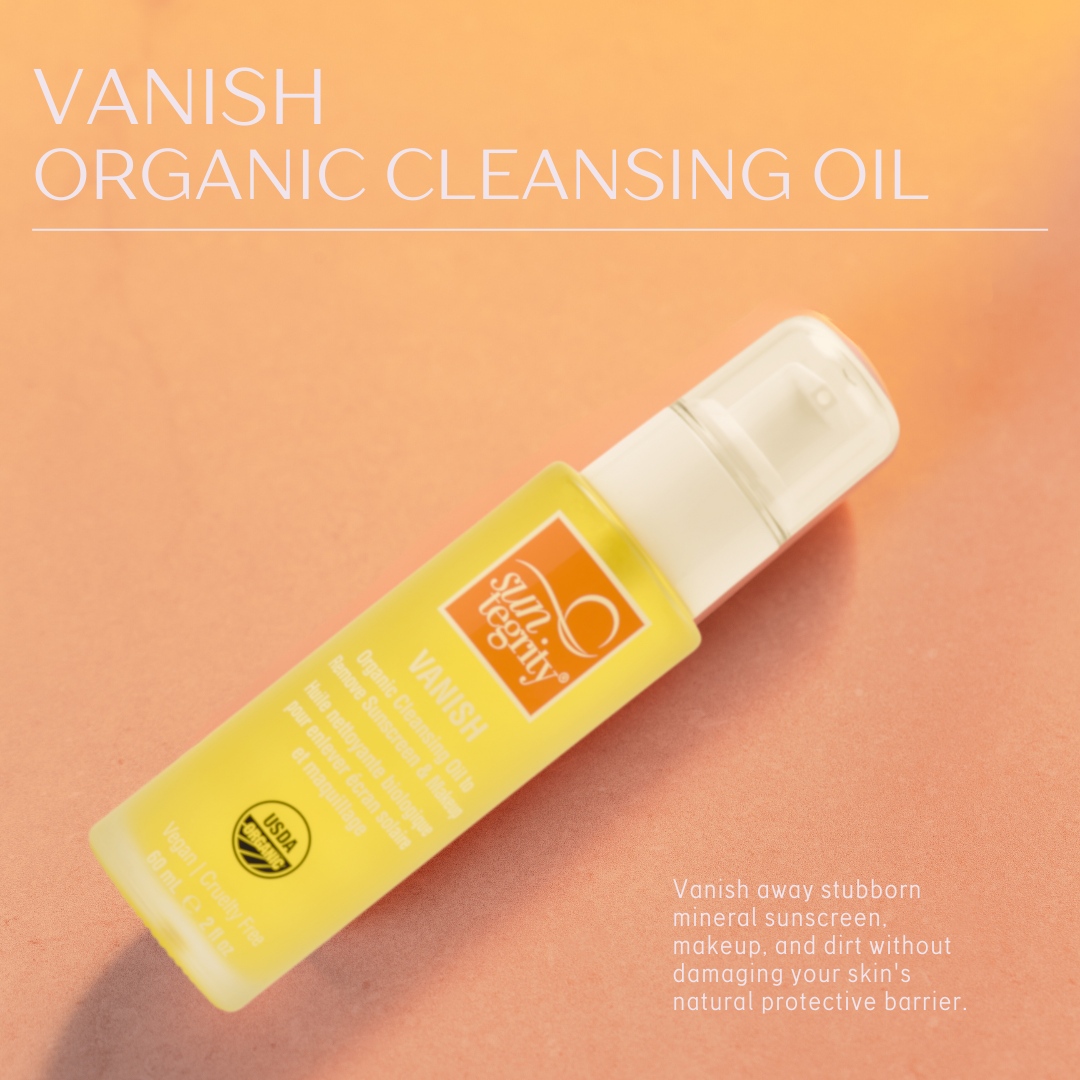 Make the day go away (at least your makeup and sunscreen) with VANISH Organic Cleansing Oil. Happy Weekend! #Suntegrity #OilCleanser #skintip