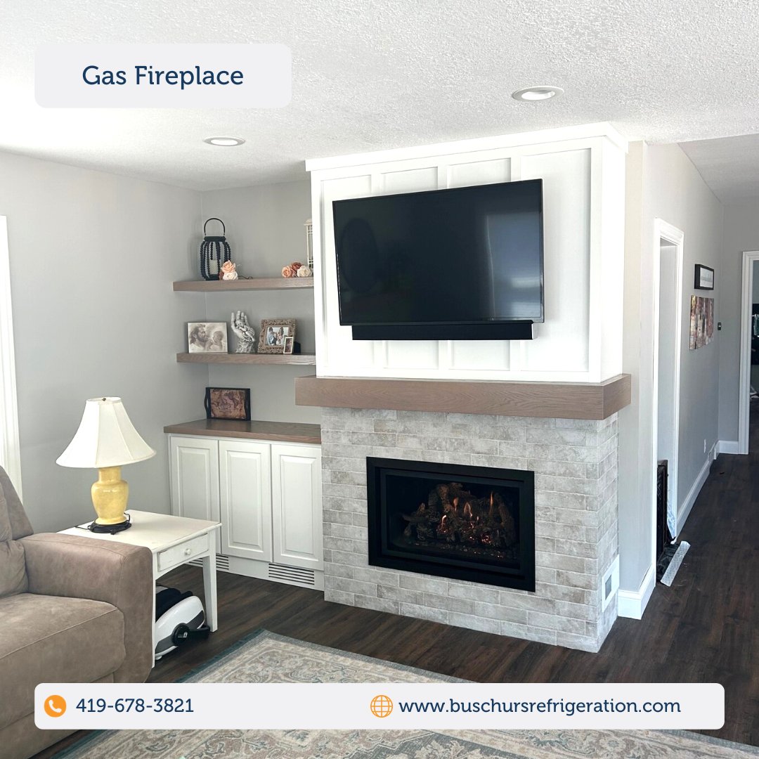 In honor of #NationalPropaneDay, we want to highlight this gorgeous gas fireplace installation that our team installed to add a touch of warmth and comfort to their home before the cold hit! 🏡🔥

#GasFireplace #HomeComfort #Propaneday