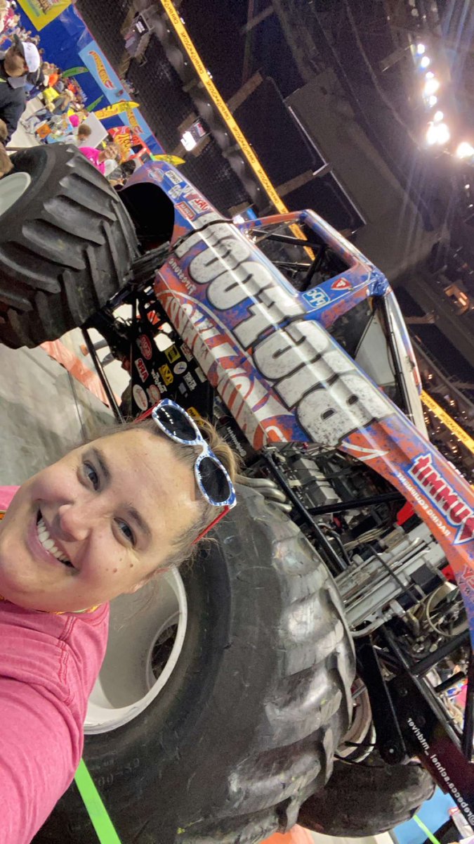 OwsleyK's tweet photo. Hanging out with Hot Wheels Monster Trucks this afternoon! https://t.co/6ik201sSlb