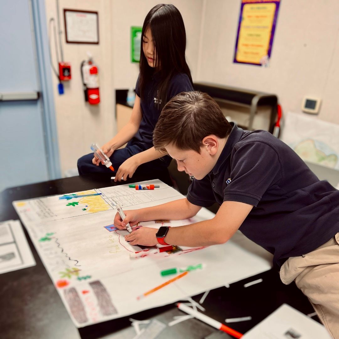 MHSDurango's tweet photo. 🌿🎨 Our talented 5th graders are hard at work, bringing ecosystems to life through their amazing posters! 🌍🖌️ #CreativityUnleashed #EcosystemExplorers #MerryhillSchool https://t.co/Luug85SLr1