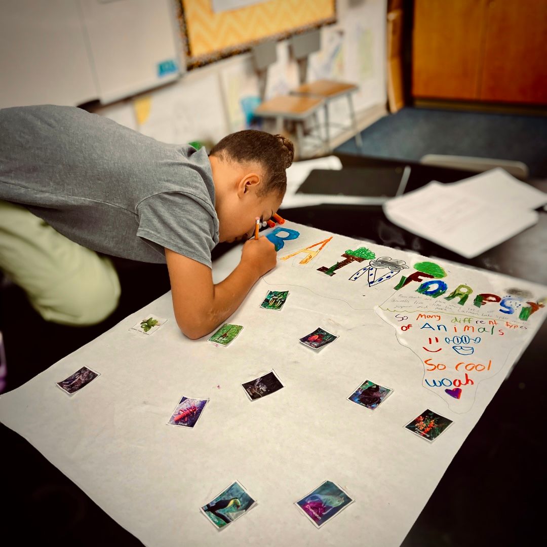 MHSDurango's tweet photo. 🌿🎨 Our talented 5th graders are hard at work, bringing ecosystems to life through their amazing posters! 🌍🖌️ #CreativityUnleashed #EcosystemExplorers #MerryhillSchool https://t.co/Luug85SLr1