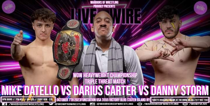 MrDariusCarter's tweet photo. π¨ TONIGHT π¨
Day 58 of #TheIconRun.
1st World Title Defense of this run!
β’ Retained over @MikeDatello in April (#WoWHostileTakeover2023)
β’ Retained over @DannyStorm98 in June (#WoWExtremeHeat2023)
But that was my 4th reign, #TheLegendRun...
Now, to beat BOTH simltaneously! https://t.co/vXmXuzr6OY