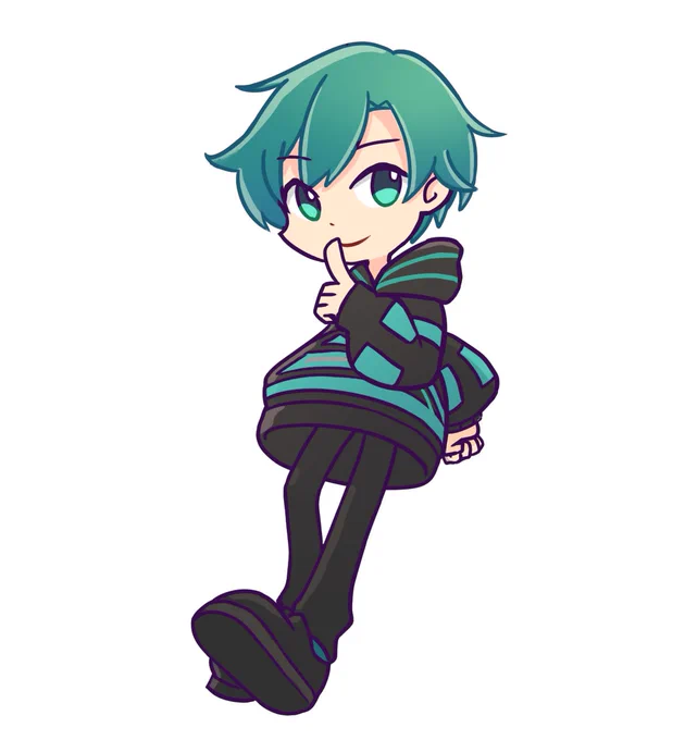 本日のVtuberさん ぷよぷよ風イラスト化企画 シアンさんです! 