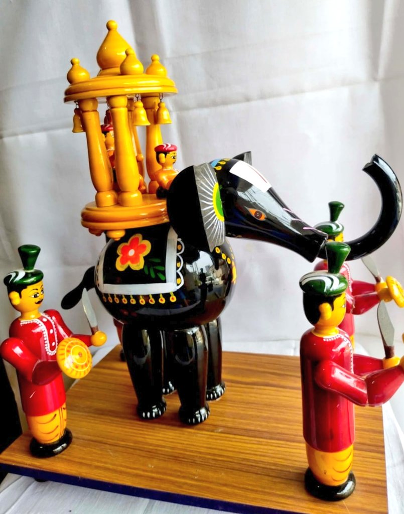 tgmepma's tweet photo. #KnowYourSHG-A product a day🛒
Handcrafted Wooden #toys depicting unique themes from Indian way of life.
By Nageena Star SHG,#Medchal
Customizable & Ideal for #souvenir ,#gift
For Orders 📞call or watsapp📲 8977033203
#Vocal4Local
#supportsmallbusiness
@KTRBRS
@arvindkumar_ias https://t.co/rj4vZhtzwz