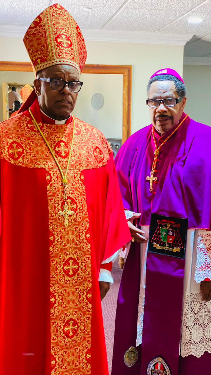 GRevmgbrown4's tweet photo. Archbishop Dr. Michael C. Turner, Sr., the Chief International Presiding Prelate of #IECOBM and Bishop Dr. Melvin G. Brown, Senior Pastor of #GreaterNewHope, #DowntonDC on the Continent of #AFRICA during #IECOBM, 7th Int'l Convention at #PretoriaSouthAfrica! ππΎππΎππΎππΎππΎππΎππΎππΎ https://t.co/d9bhCUvxut