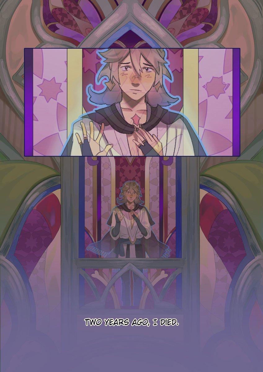 inebyoonei's tweet photo. // tw blood, death 

#haikaveh halloween au, Kaveh's story (2/5) https://t.co/9xF1MWcvYr