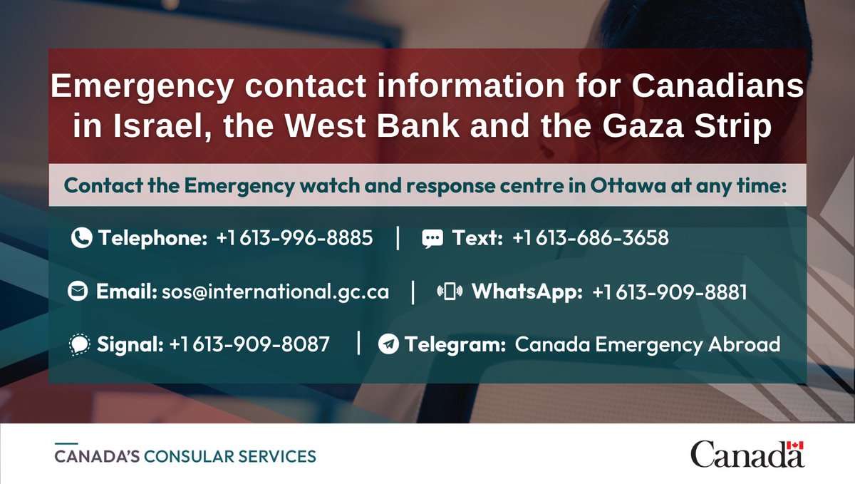 Canada in Israel tweet media