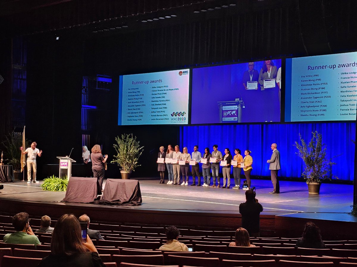WorldMuscleSoc's tweet image. Congratulations to our Elsevier prize runners up at #WMS2023.