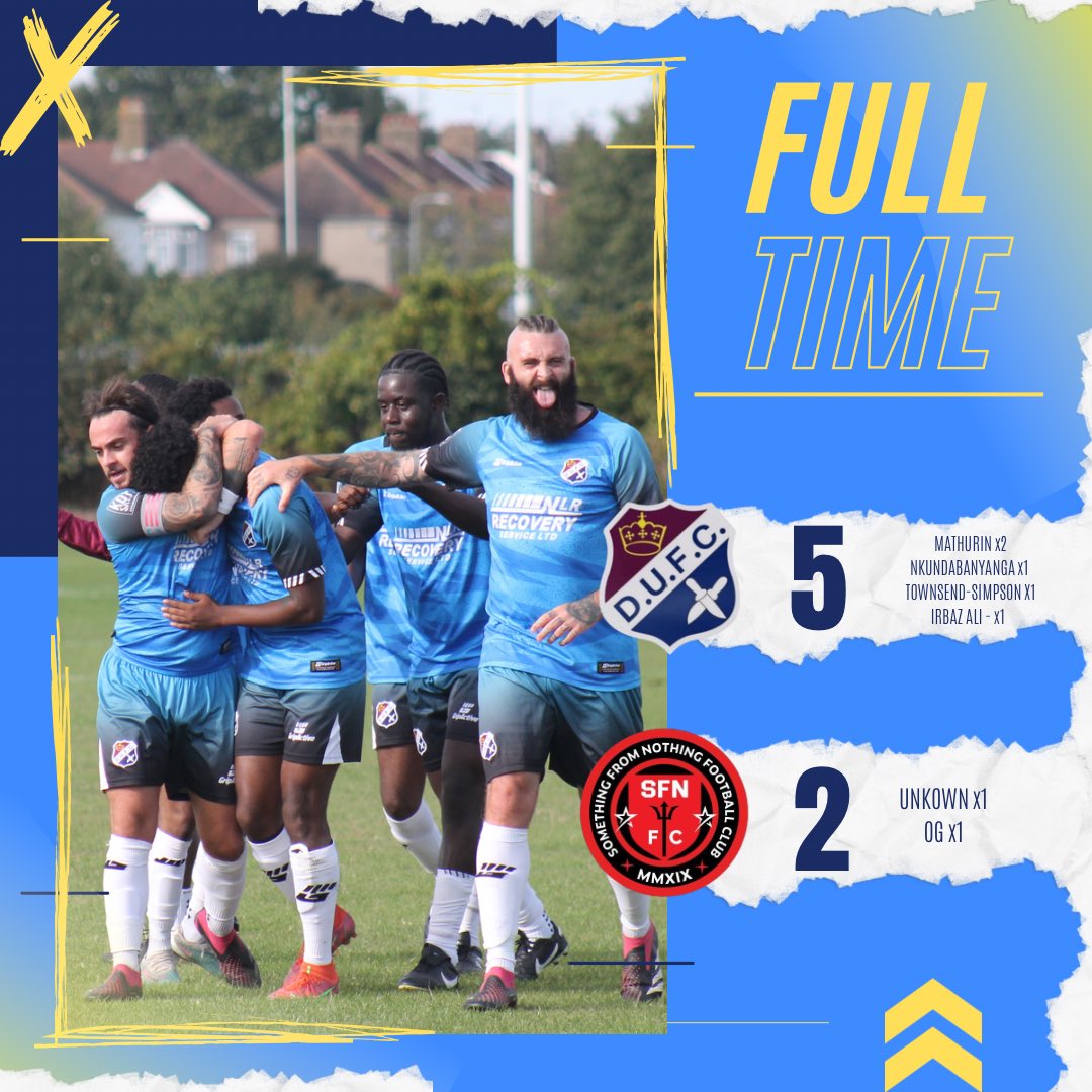 DagenhamUTD_FC's tweet image. Great performance all round today from the Daggers as we come away from Fairlop with a fully deserved 3 points, and another 5 goals in the bag 👏🏼 

#UpTheDaggers ⚔️⚽️