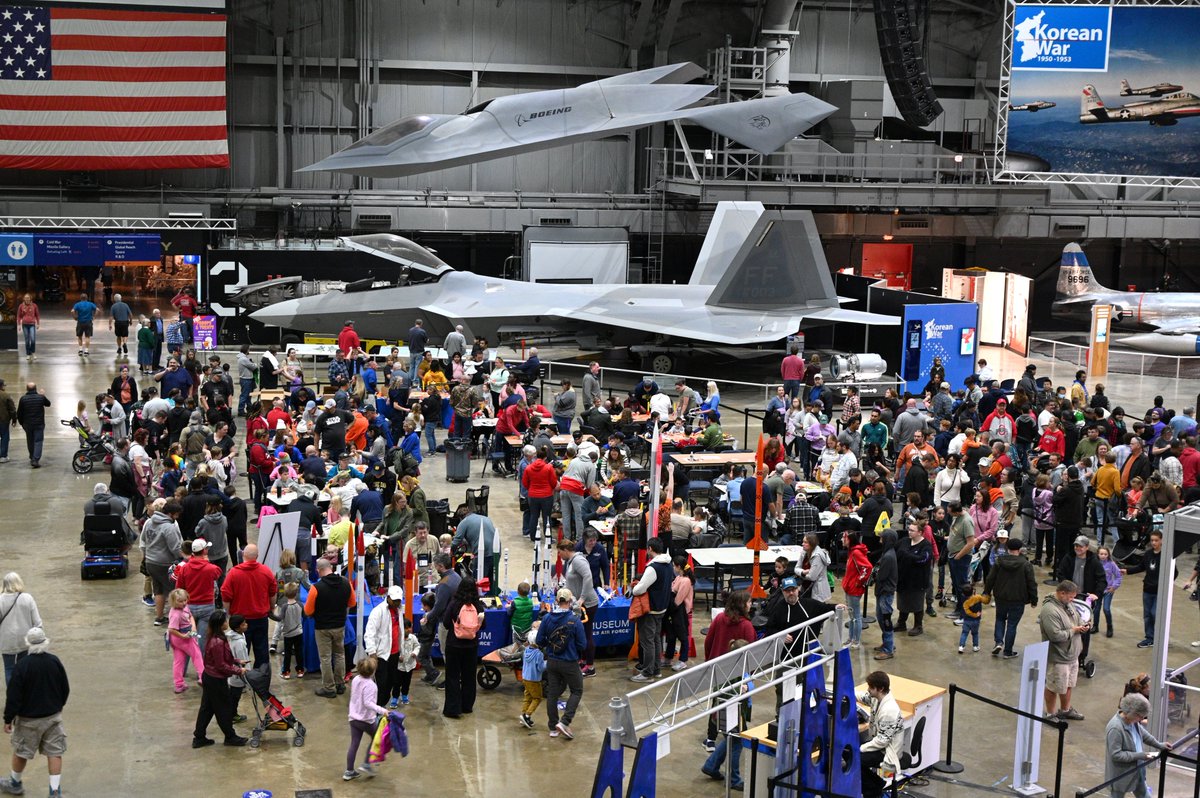 AFmuseum's tweet image. Special thanks to all who joined us for Rocket Day!!!🚀🛰️🪐🌎

Extra special thanks to the Wright Stuff Rocketeers and the National Aviation Hall of Fame! Feel free to share your photos in the comments.  #spacegeek #rocketlaunch
