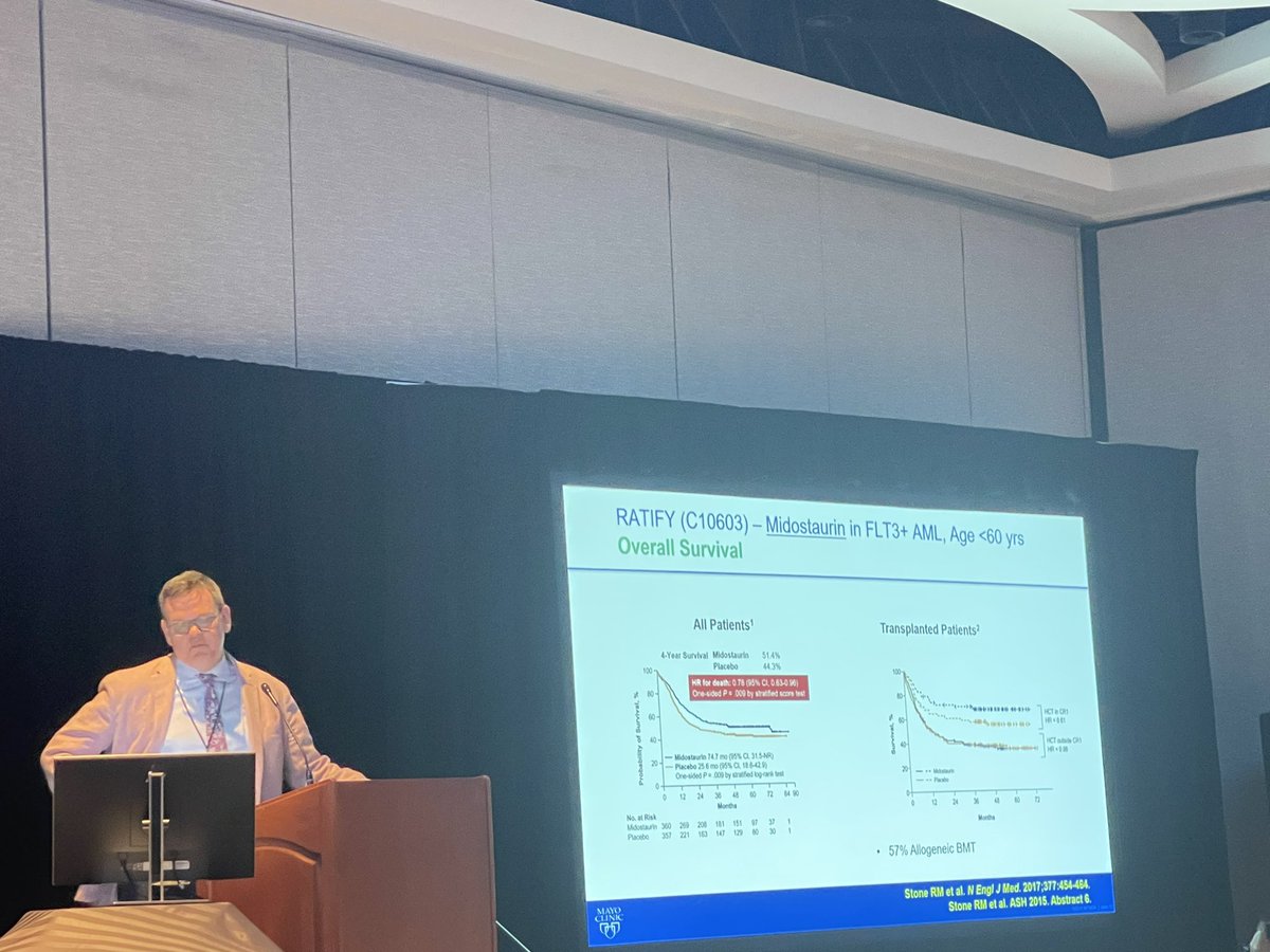 AlkaliDr's tweet image. Dr #Foran speaking about #AML