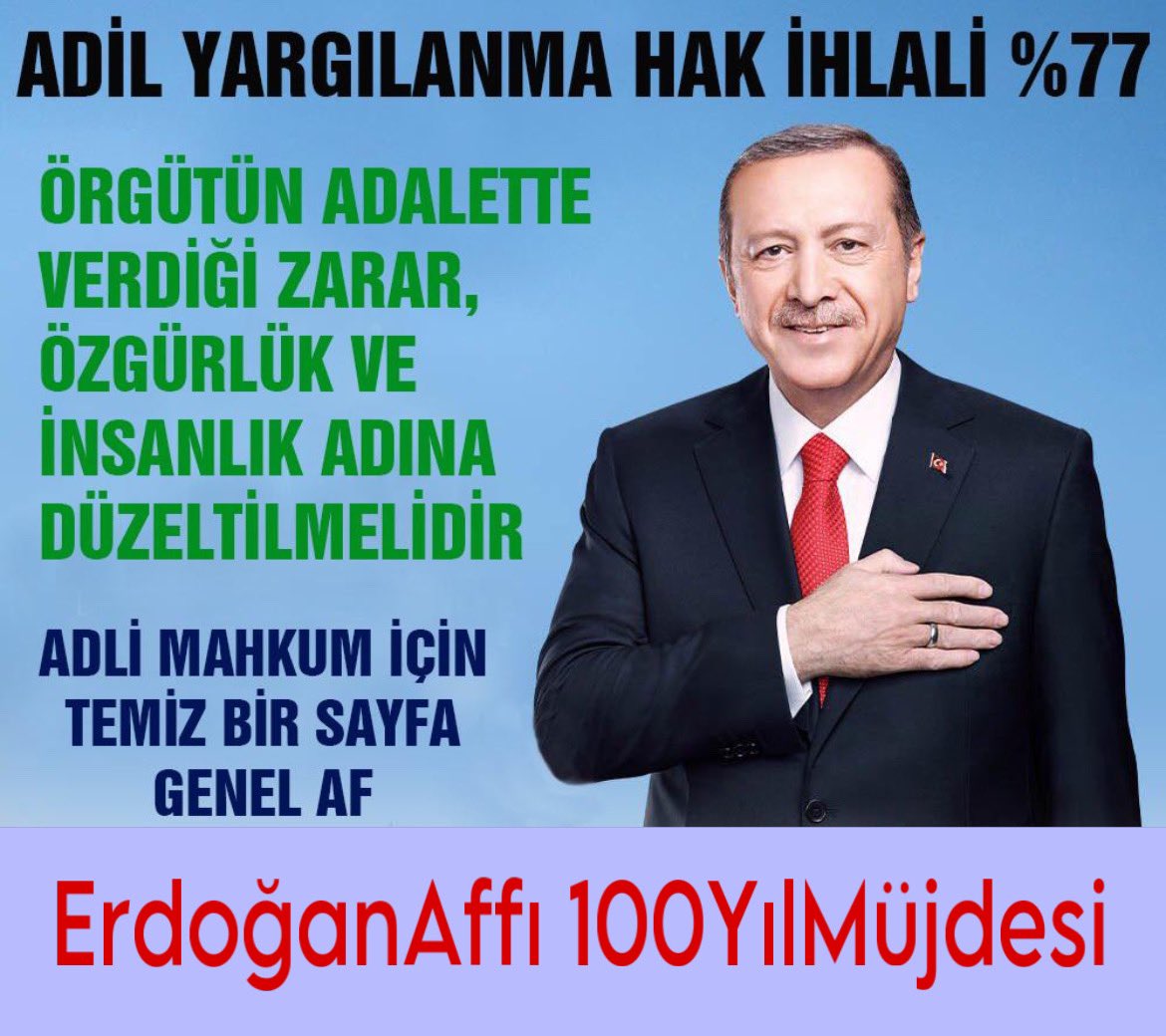 ErdoğanAffı 100YılMüjdesi <a href="/RTErdogan/">Recep Tayyip Erdoğan</a> <a href="/yilmaztunc/">Yılmaz TUNÇ</a> <a href="/iletisim/">T.C. İletişim Başkanlığı</a>