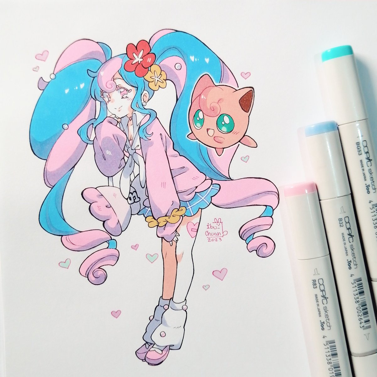 Miku💗💙💗💙💗💙💗 #ProjectVOLTAGE #pokemon #HatsuneMiku