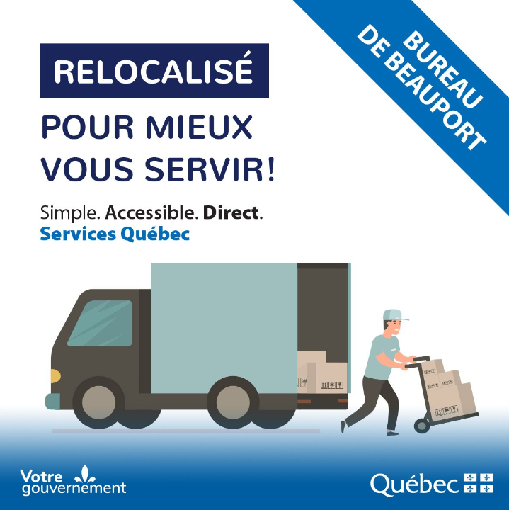 ServicesQuebec's tweet photo. 𝗕𝗘𝗔𝗨𝗣𝗢𝗥𝗧 | À compter du 10 octobre, le bureau de Services Québec de Beauport sera relocalisé au 2500, boulevard Montmorency, bureau 301, à Québec. Les mêmes services aux citoyens et aux entreprises y seront offerts. 👉https://t.co/pEDra6yD49 https://t.co/3FuECmz084