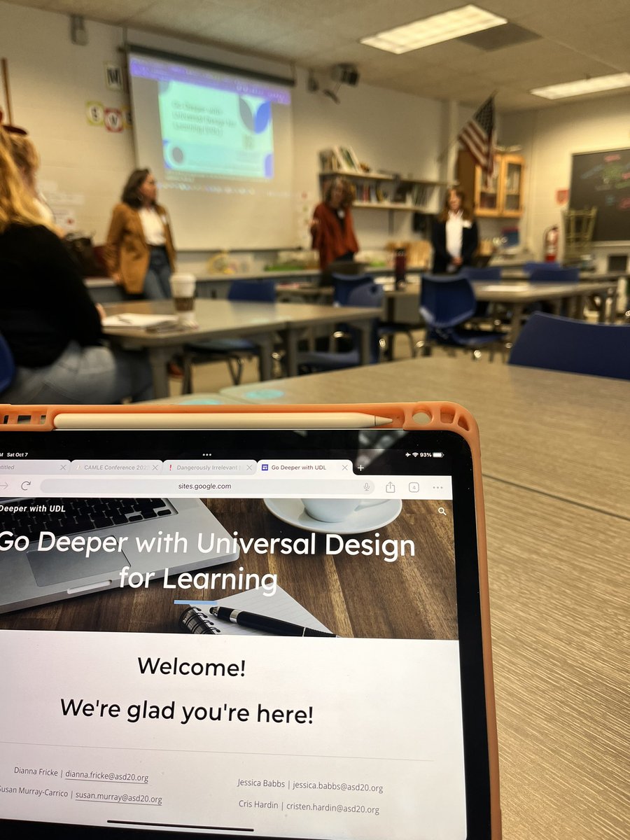 michelleklepper's tweet photo. #CAMLE23 blanket the table with barriers to learning https://t.co/oIjCXSzoy8