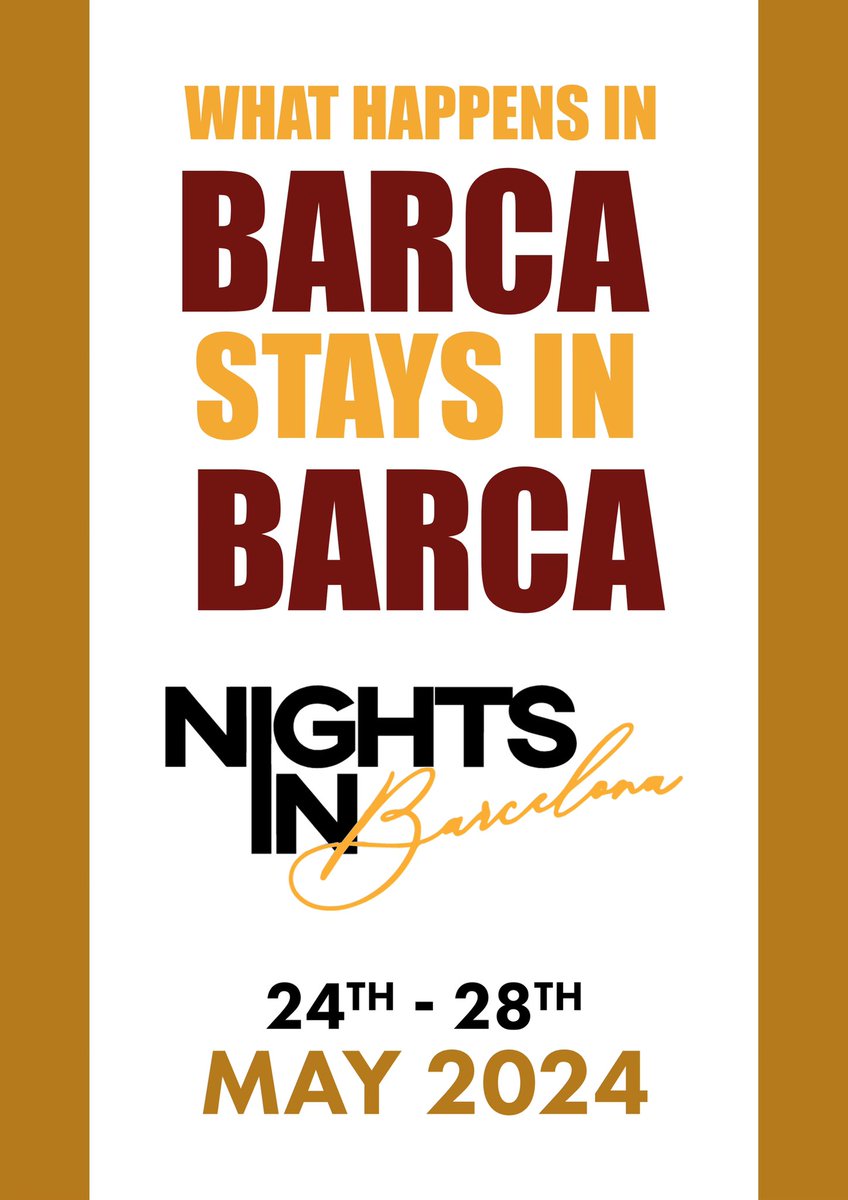 #ROADTOBARCA tweet media