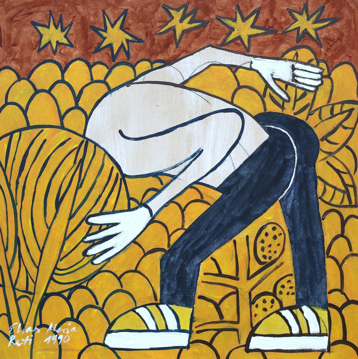 „Wu Wei Nr. 18, Elias Maria Reti, 1990 #EliasMariaReti #Art #Artist #Painting #Astroism #Künstler #Astroismus #Gemälde #contemporaryartist #contemporarypainting #GermanArt #Reti #Maler #Painter #Germanartist #DeutscherMaler #arte #paint #WuWei #Arte #Kunst #Gegenwartskunst #Opart