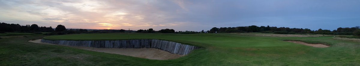 Lovely evening to prepare for the 54 hole (WAGR) Swifts Schools Golf event at the glorious @AldeburghGolf.