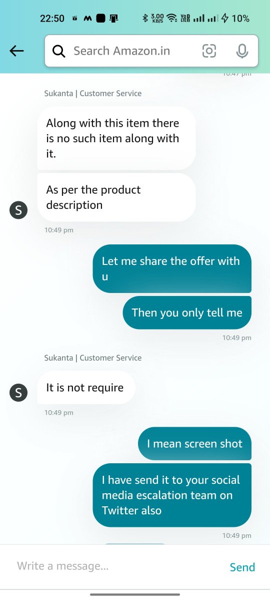 princerichrose's tweet photo. @amazonIN is constantly denying all these requests on my order. https://t.co/EuZN9eZt5D