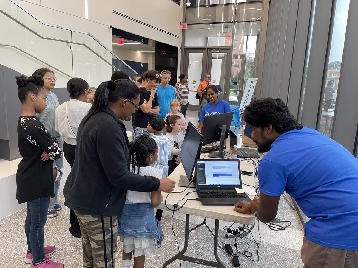 Jian Wu (@fanchyna) on Twitter photo My students Rochana and Kumushini are demoing AI and ChatGPT in the 2023 Reign in Science event organized by the College of Sciences, Old Dominion University! The event attracted 600+ K12 students in Norfolk, Virginia Beach, and Chesapeake. <a href="/WebSciDL/">WS-DL Group, ODU CS</a> <a href="/ODUSCI/">ODU College of Sciences</a> <a href="/ODU/">Old Dominion University</a> My students Rochana and Kumushini are demoing AI and ChatGPT in the 2023 Reign in Science event organized by the College of Sciences, Old Dominion University! The event attracted 600+ K12 students in Norfolk, Virginia Beach, and Chesapeake. <a href="/WebSciDL/">WS-DL Group, ODU CS</a> <a href="/ODUSCI/">ODU College of Sciences</a> <a href="/ODU/">Old Dominion University</a>